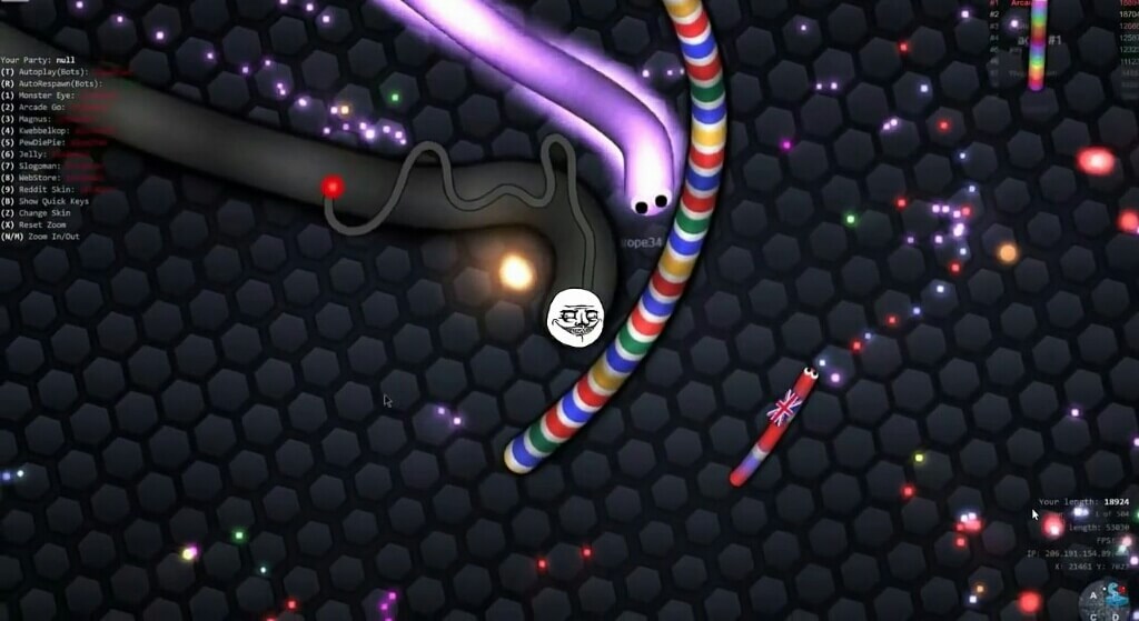 Slither.io Mods and Slither.io Hack of 2023 - Gaming Pirate